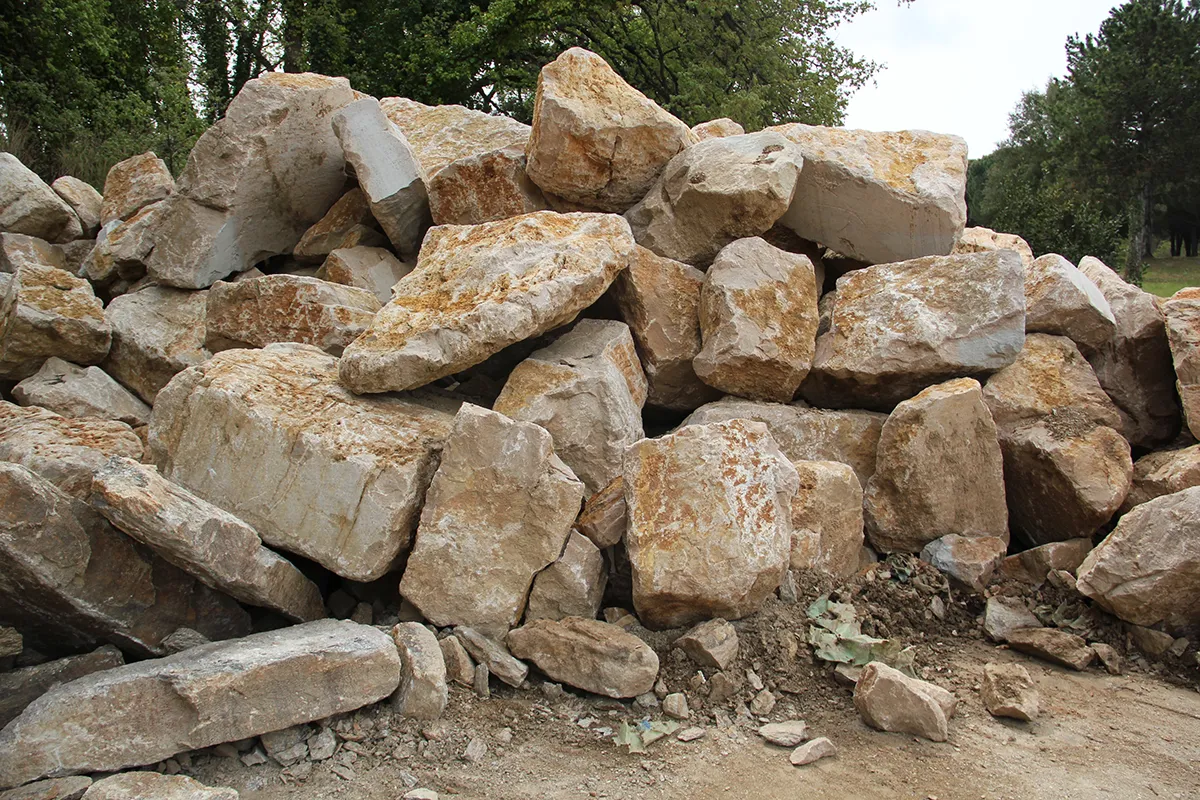 BLOCS CALCAIRE CAUSSE