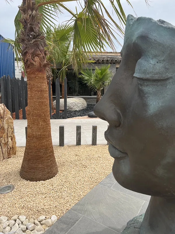 VISAGE FEMME BRONZE Haut 115 cm (180kg) (6)