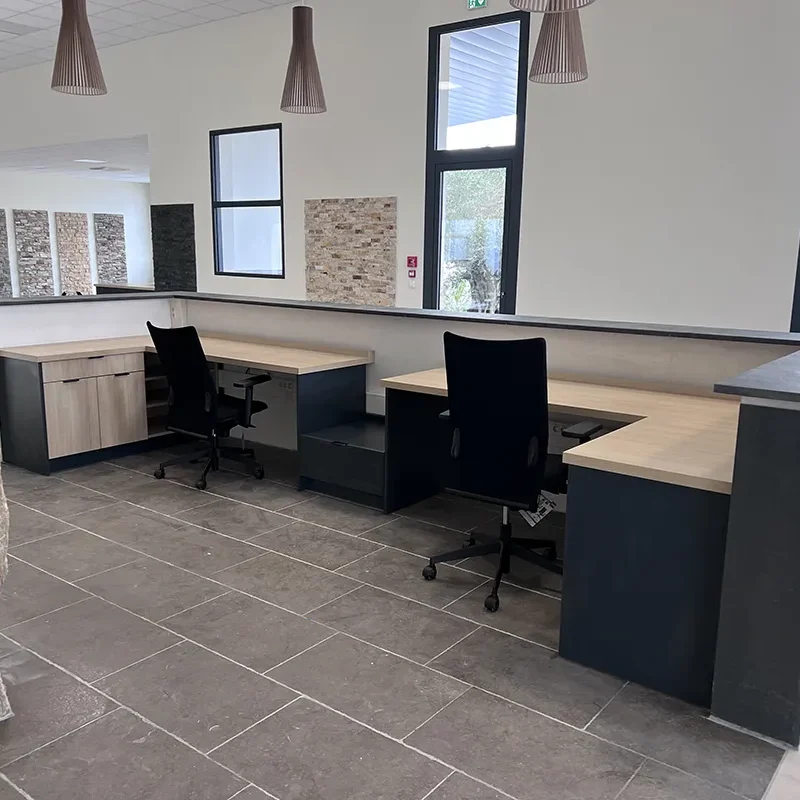 CALCAIRE DU CAUSSE 40X60CM VIEILLI GRIS (TRAITE) ALBI