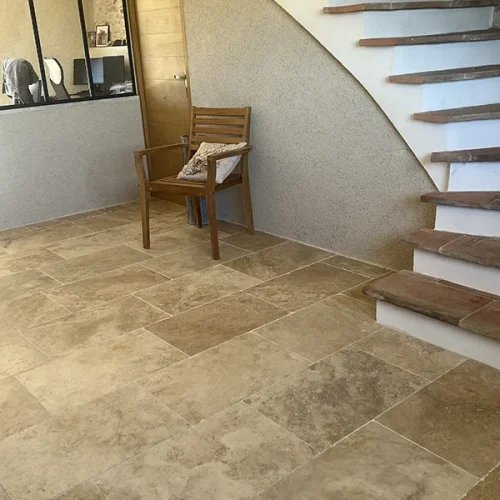 CUNAC - PAB schiste st Hyp barrettes gneiss travertin 60x40 travertin rustic