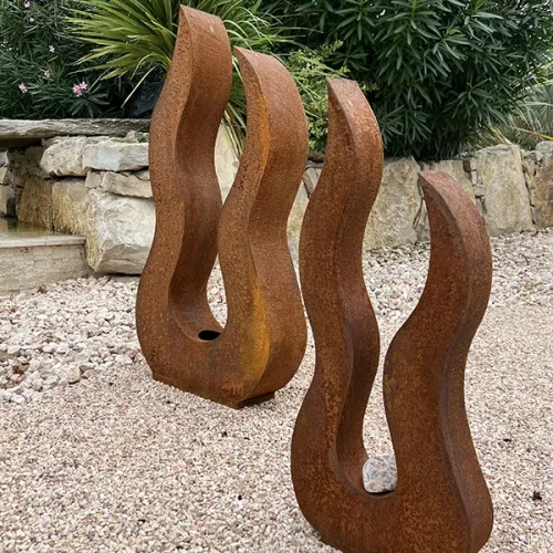 Flammes corten