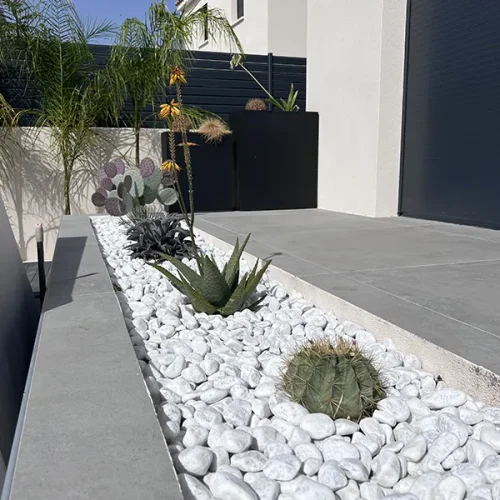 GALETS MARBRE BLANC CARRARE