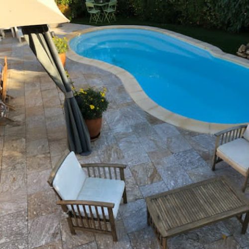 Gneiss du caroux - Dessus grenaillé (1)