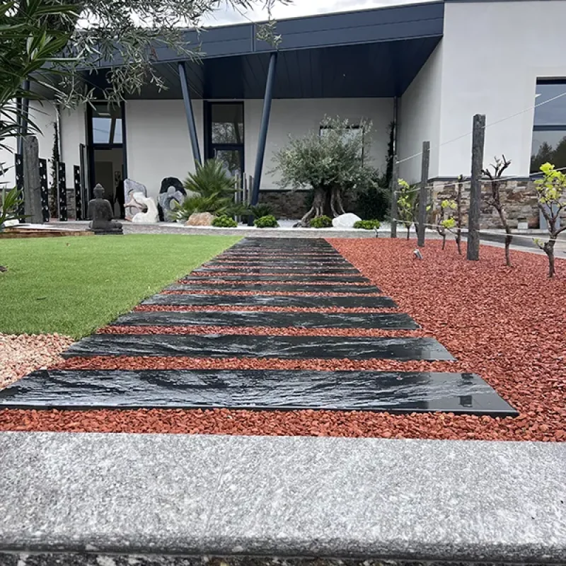 PLAQUES ARDOISE EBANO 100X30CM BRIQUE PILEE ET PELOUSE SYNTH2TIQUE ALBI (4)