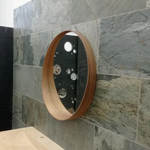 Pierre de Bali revêtement mural salle de bain Brive