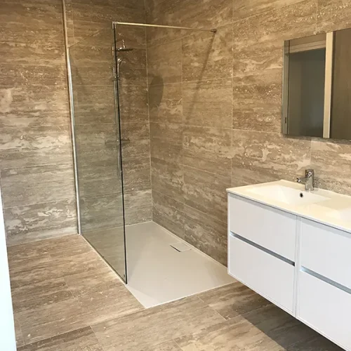 TRAVERTIN - SALLE DE BAIN VEIN CUT - Format Réguliers