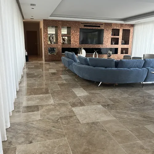 Travertin - Big opus romain - Intérieur