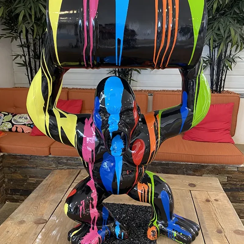 animaux resine couleur (8)