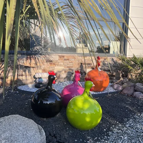 animaux resine couleur