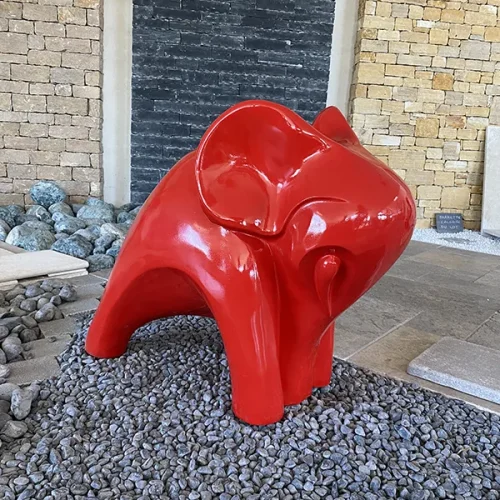 animaux resine elephant