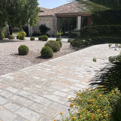 bandes largeur 15xll calcaire du causse vieilli