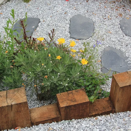 gravillons bleu turquin pas japonais black mountain traverses