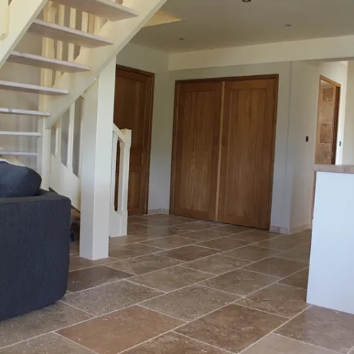 travertin 40x60cm rustic beige intérieur chantier brive (9)